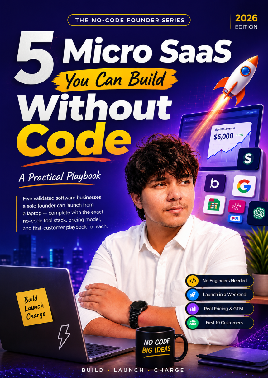 5 Micro SaaS You Can Build Without Code — cover